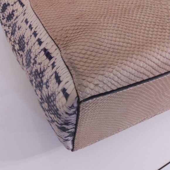 Snakeskin Print Coach Bag - Picture 7 of 14